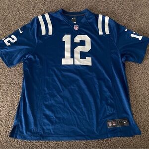 Nike‎ NFL Indianapolis Colts luck football jersey XXL athletic #12 short sleeve